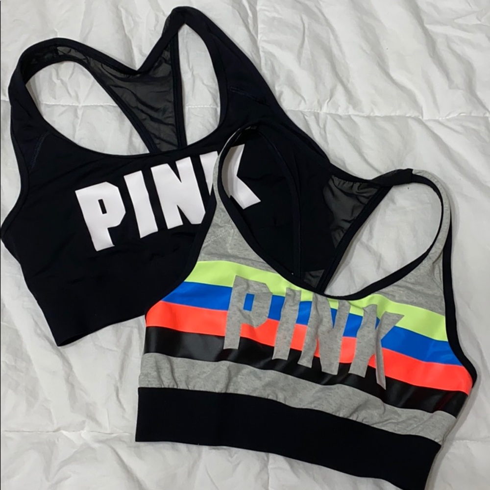 2 Victoria Secret PINK sports bra! TWO FOR $18